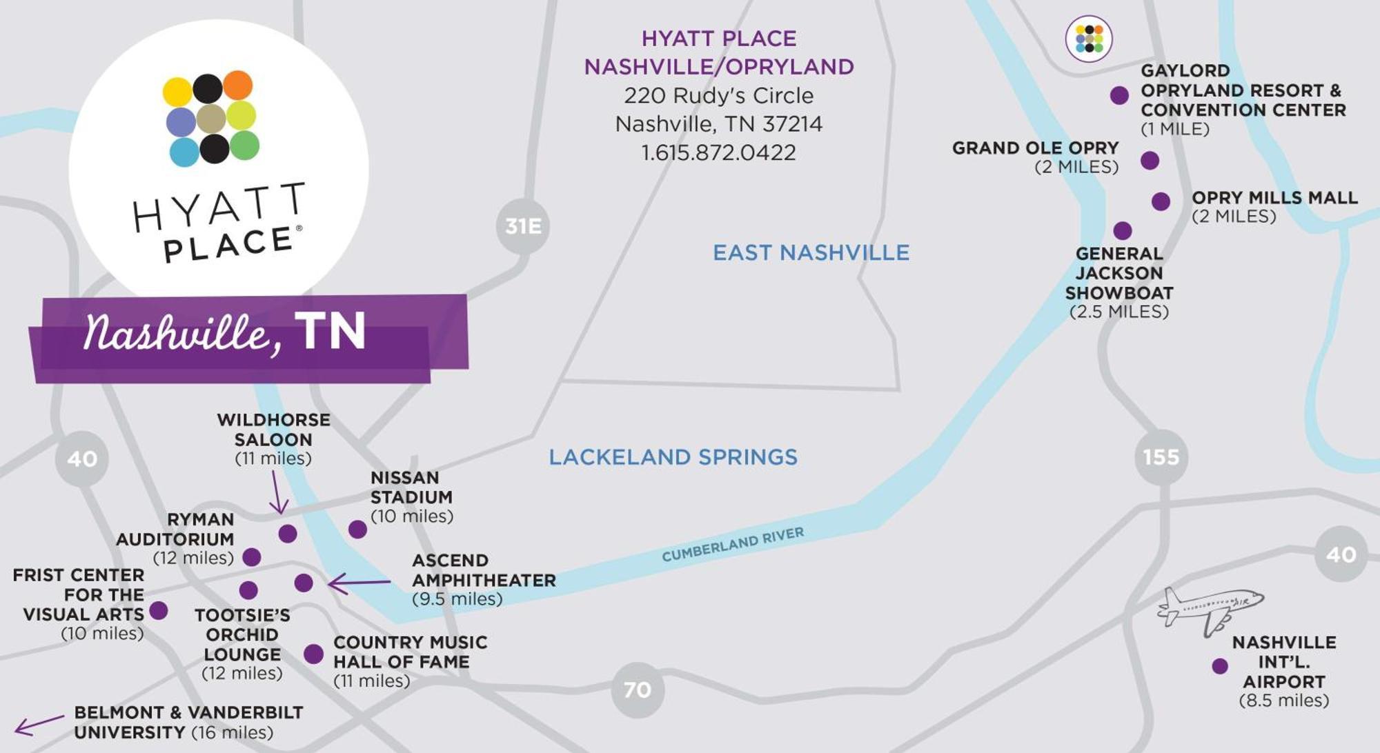 Hyatt Place Nashville Opryland Экстерьер фото